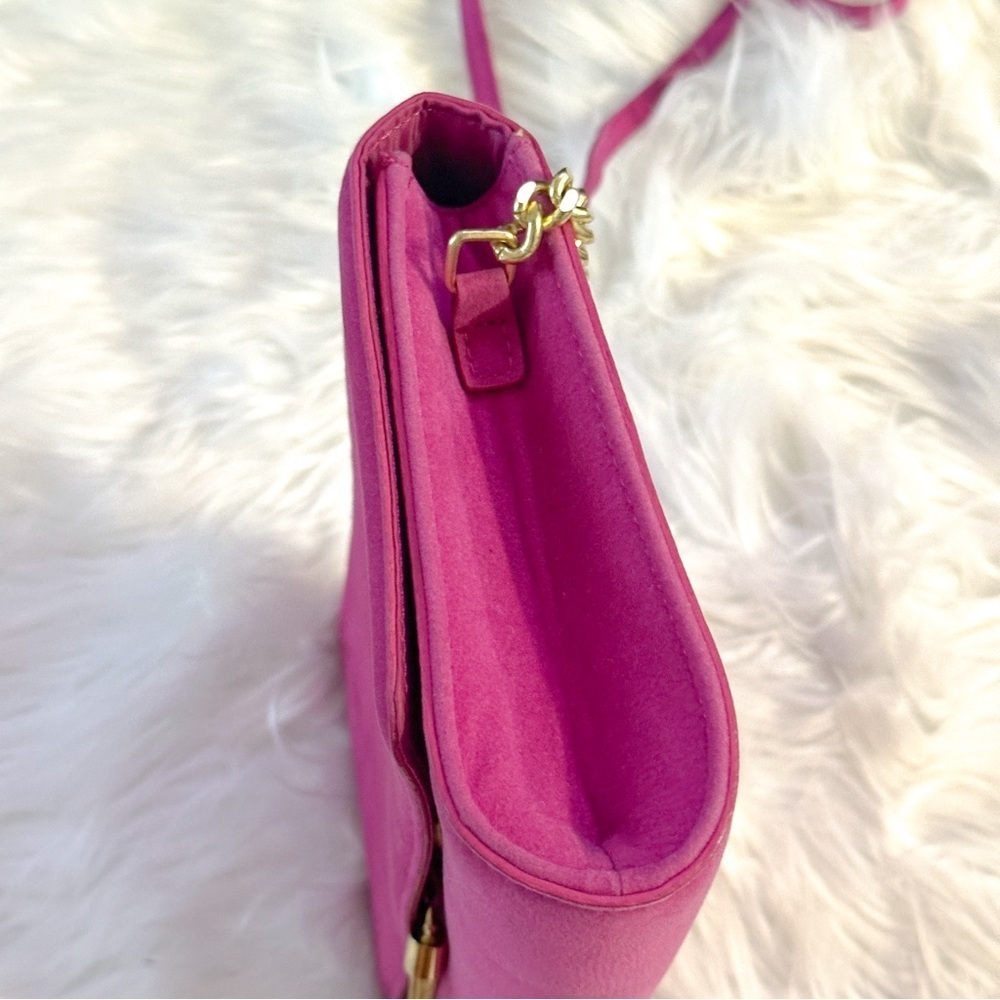 H&M Pink Velvet Crossbody Bag - Picture 7 of 8